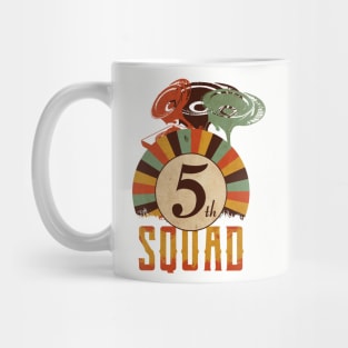 5th anniversary music squad, birthday gift vintage Mug